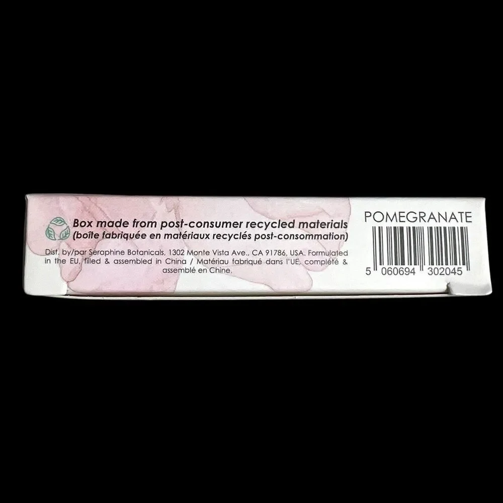 Seraphine Botanicals Tea + Rose Streak-Free Satin Blush Pomegranate 10g New
